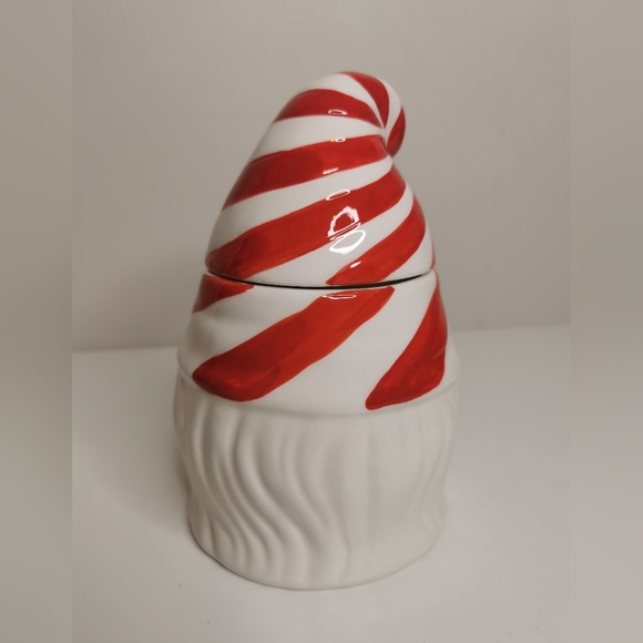 Ceramic Christmas Gnome Candle - Picture 2 of 5